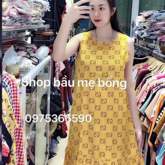 Váy bầu lanh đuôi cá.