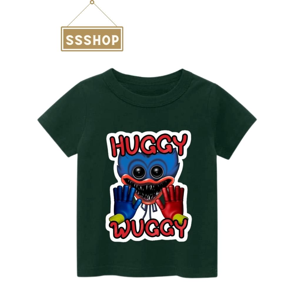 Áo thun bé trai và bé gái in hình Huggy Wuggy, Áo Poppy Playtime chất liệu cotton thoáng mát mềm mịn SSSHOP 19