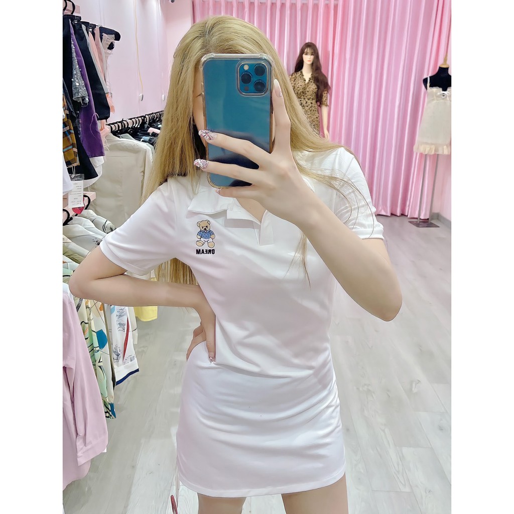 Váy Thun Body ❤️ FREESHIP ❤️ Váy Thun Có Cổ Polo ❤️Tay Ngắn Cực Tôn Dáng | BigBuy360 - bigbuy360.vn