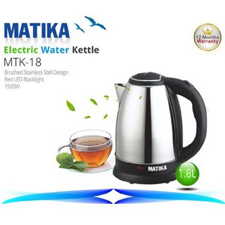 Ấm siêu tốc Matika 1,8 lít MTK-18