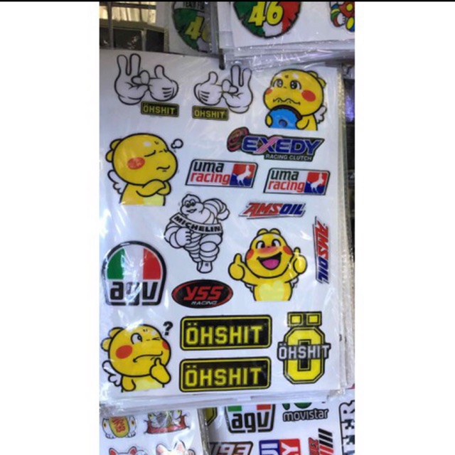 Tem dán xe máy