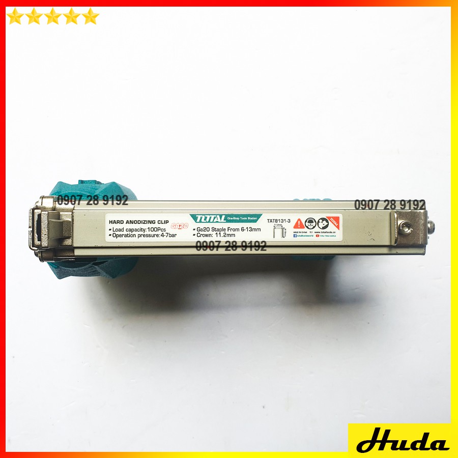 Súng bắn đinh U dùng hơi Total TAT8131-3 uio