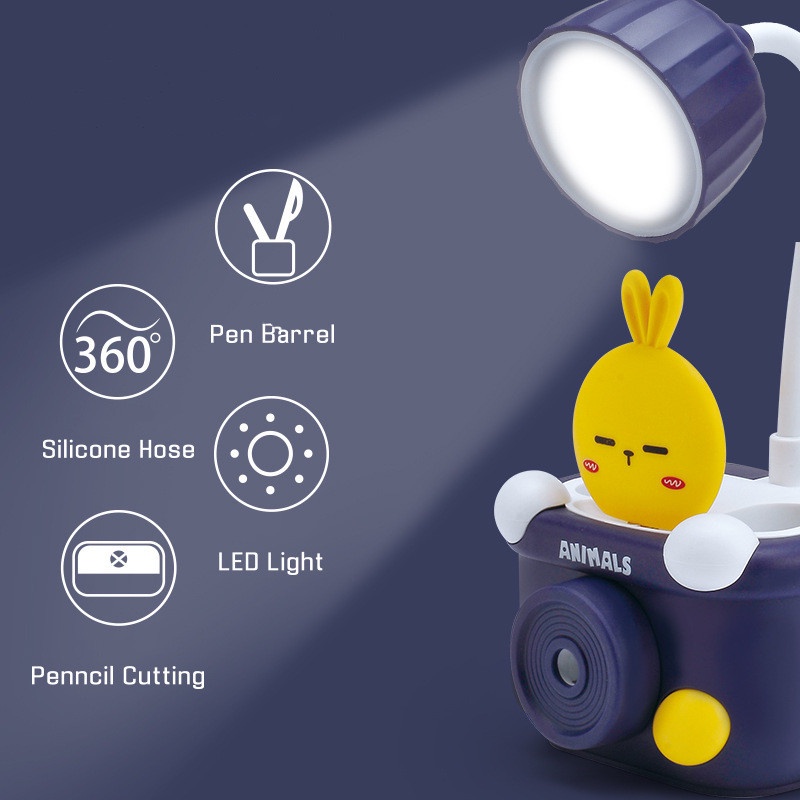 Đèn led đọc sách để bàn NEXTOOL kiểu dáng hoạt hình sạc usb cho học sinh