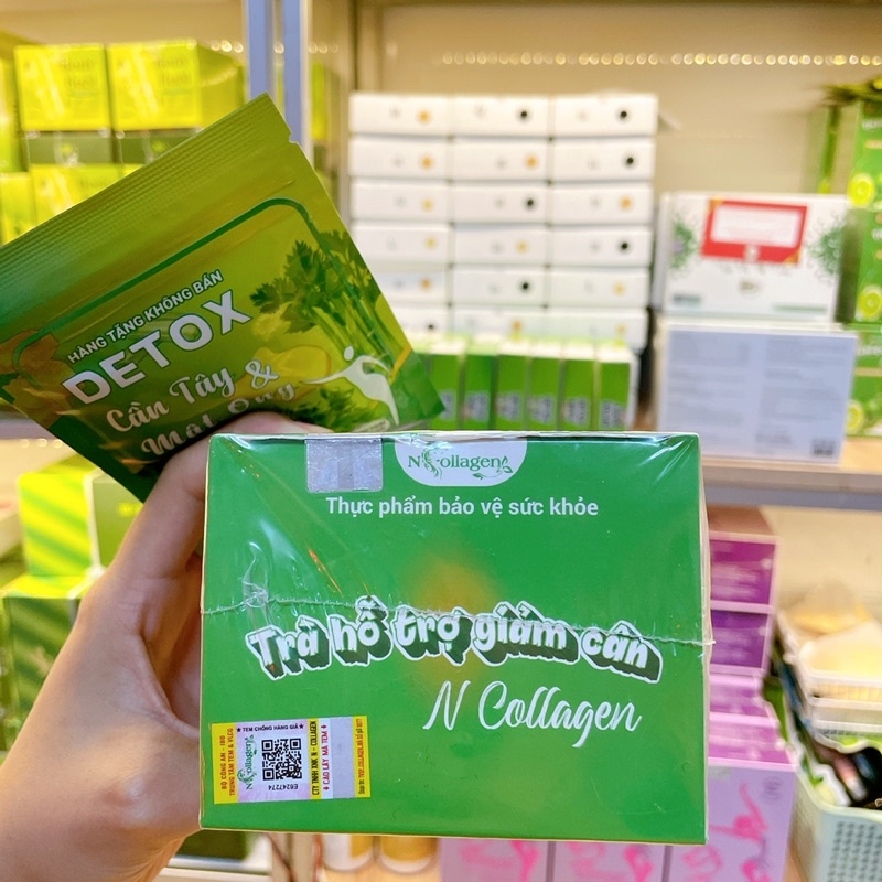 Tặng Detox trà Chanh Giảm Cân N và Collagen - Detox N-Collagen - Trần Thị Bích Ngân và