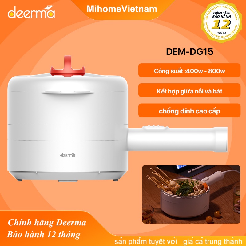 Nồi điện đa năng DEERMA DG15  dung tích 1.2L