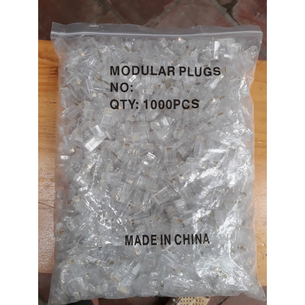 100 Hạt mạng xuyên thấu cat5 cat6 loại đặc biệt.