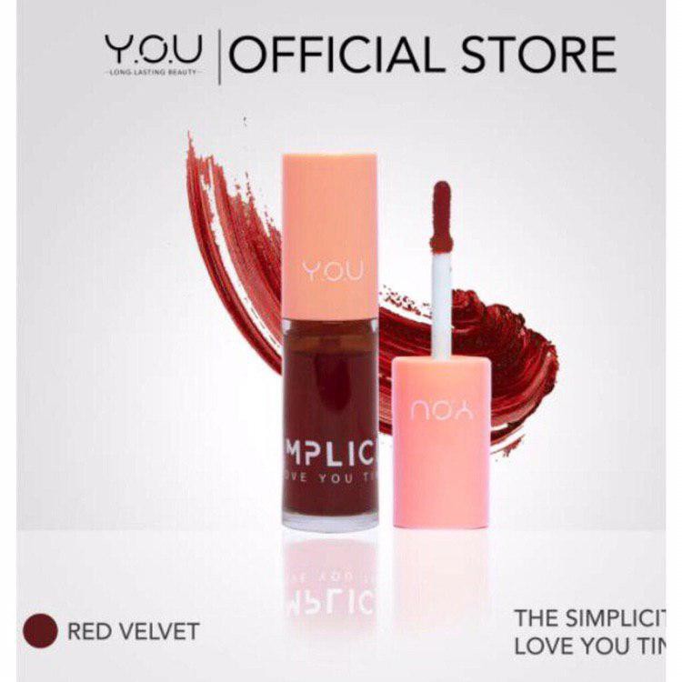 (hàng Mới Về) Son Tint Trang Điểm Đơn Giản The Simplicity Love You | BigBuy360 - bigbuy360.vn