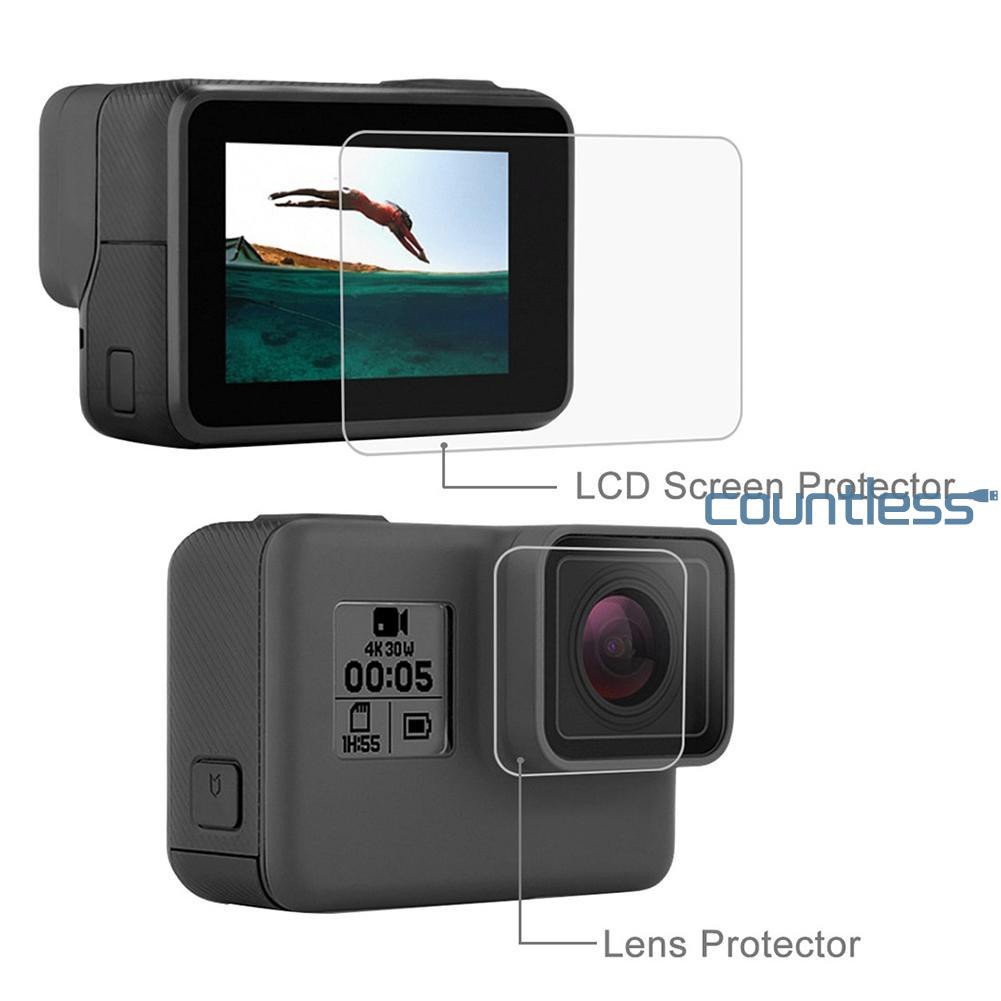 Kính Cường Lực Bảo Vệ Màn Hình LCD Cho Máy Ảnh GoPro Hero5 6 7