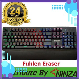 [Tặng mã 50k] Bàn phím cơ Gaming Fuhlen Eraser - Fuhlen E  - Led Rainbow - BH chính hãng 24 tháng [Xả kho]