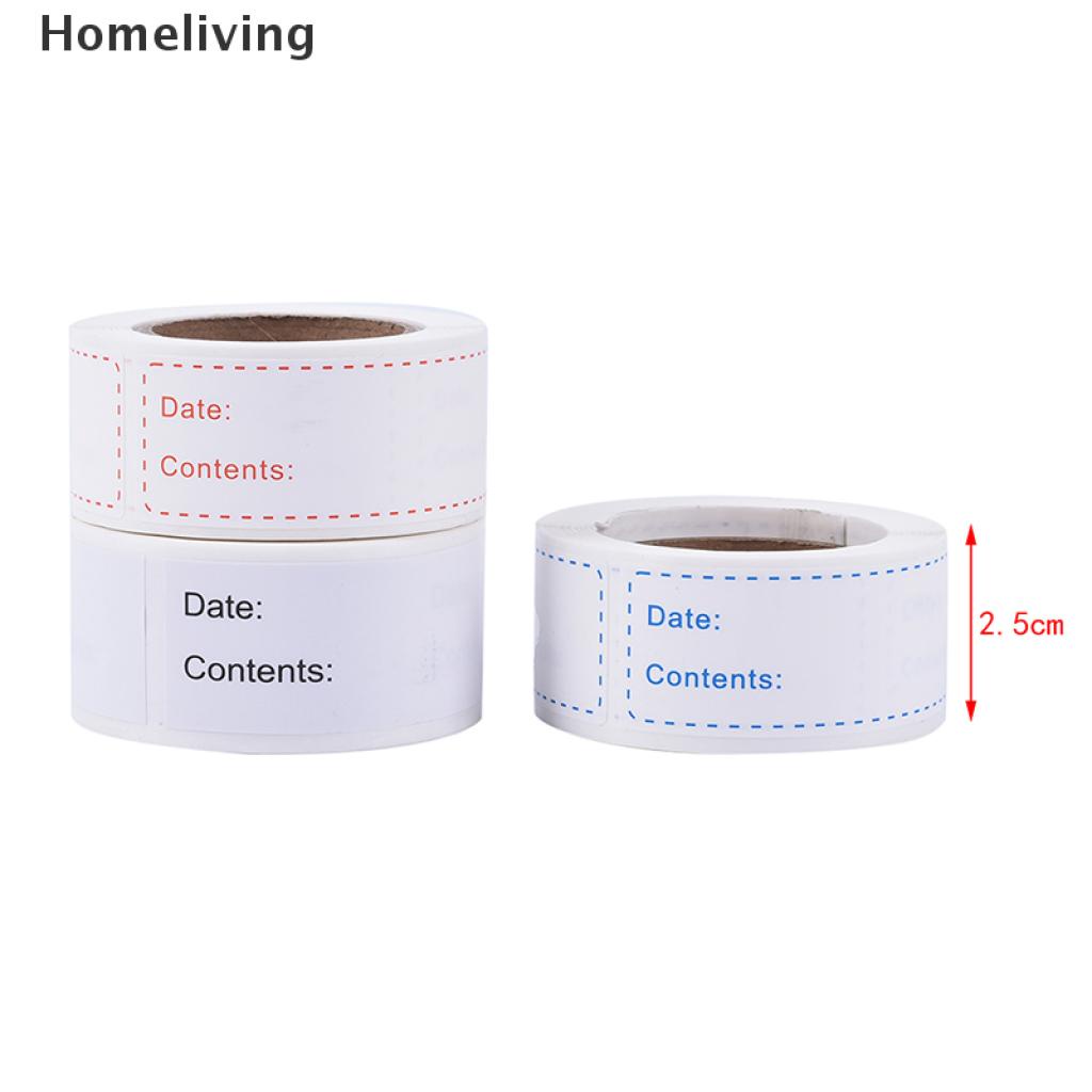 Cuộn 150 Nhãn Dán Bảo Quản Thực Phẩm Trong Tủ Lạnh Tiện Dụng