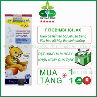 Fitobimbi Isilax Bổ Sung Chất Tự Nhiên Xơ Giúp Bé Hết Táo Bón,Hệ Tiêu Hóa Ổn Định