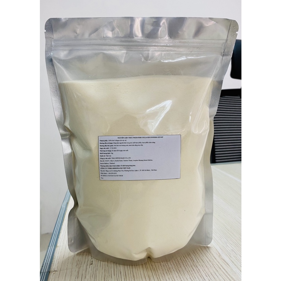 Nguyên liệu thực phẩm Collagen SUP-01P (Thủy phân) - 1kg/gói