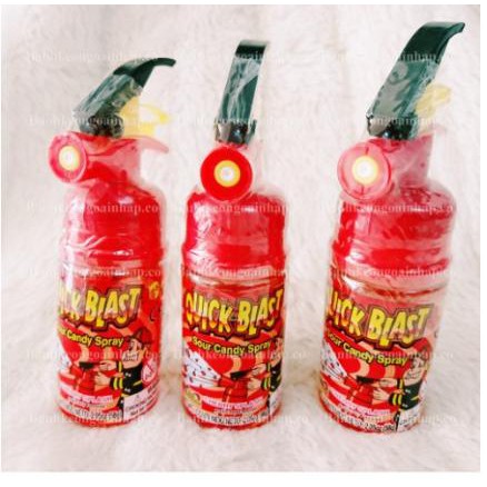 [Hot hot] Kẹo Xịt Chua Bình Cứu Hỏa Quick Blast Mỹ