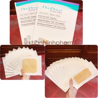 Combo Miếng dán mụn Duoderm extra thin 5x10cm / 10x10cm / 5x20cm
