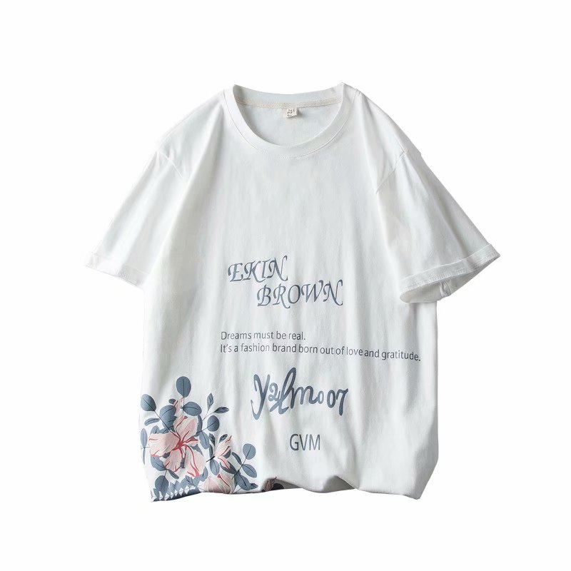 Áo Thun Tay Ngắn Thời Trang Phong Cách Size S-5Xl