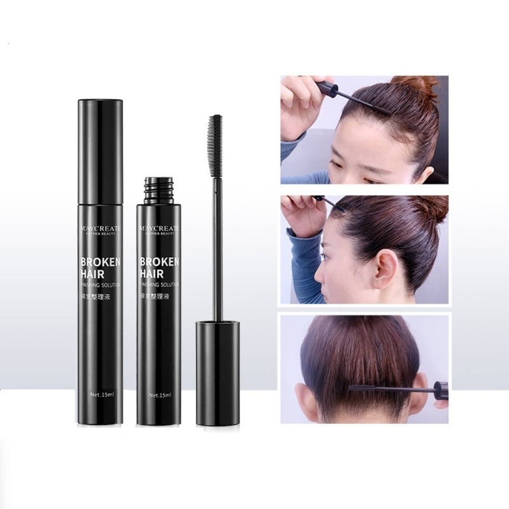 Chải tóc Mascara tạo kiểu giữ nếp tóc đẹp vuốt tóc con gọn vào nếp phụ kiện mini