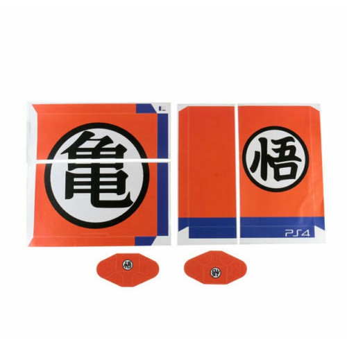 Set miếng dán hình Dragonball Z cho bảng điều khiển và 2 tay cầm chơi game Ps4