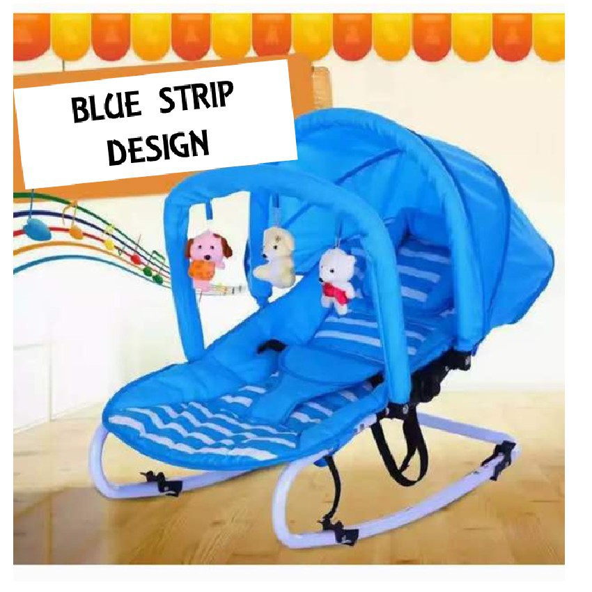Ghế nằm cho bé sơ sinh có dây an toàn - 3 màu