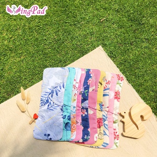 Bộ 5 Size 29cm LÕI LIỂN nền XANH Băng vệ sinh vải WingPad - BAN ĐÊM