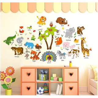 Combo 4 decal dán tường cho bé
