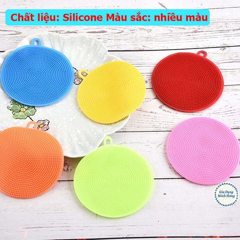 Miếng rửa bát silicon đa năng kiêm lót tay, lau chùi [RỬA BÁT SILICON]