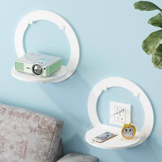 Combo 2 cái Kệ dán tường hình tròn đựng đồ tiện lợi đa năng