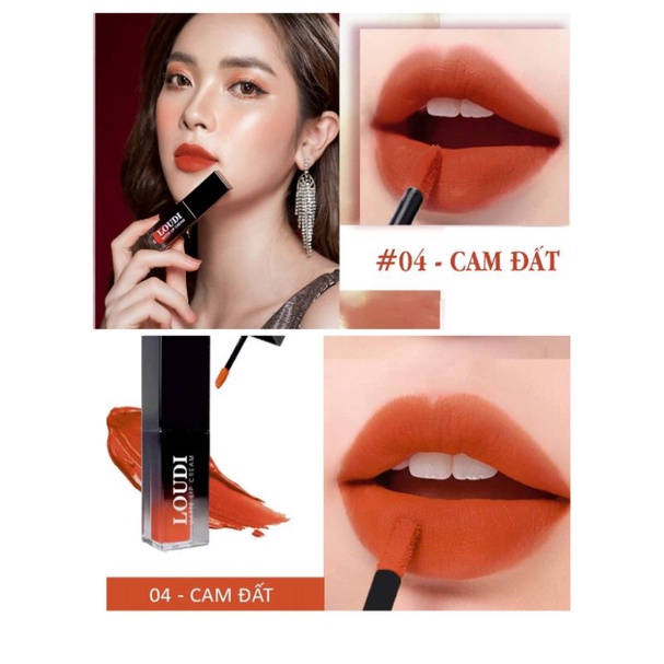 Son kem lì Loudi Cam đất