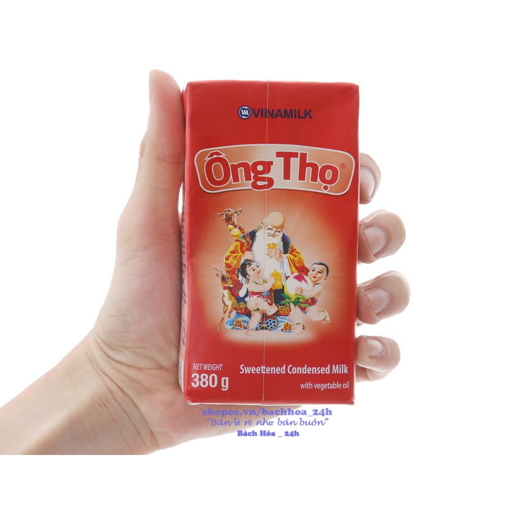 Sữa đặc Ông Thọ hộp giấy 380g hàng date mới