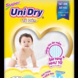Combo 4 bịch tã dán mẫu mới unidry s48/m42/l38/xl34