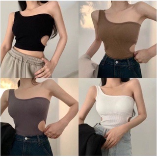 Áo bra lệch vai khoét eo sát nách cá tính