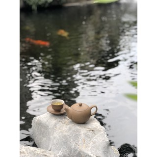 Ấm Chén Pha Trà Tử Sa Bát Tràng độc ẩm