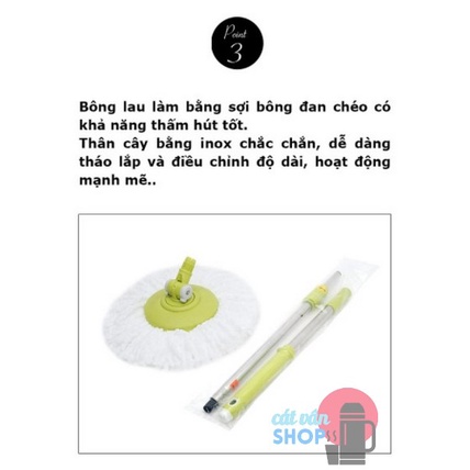 Bộ lau nhà Lock&amp;Lock Walkable MOP-L003