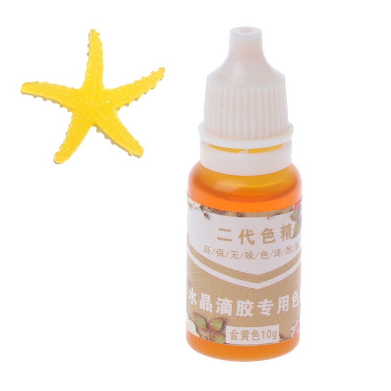 Chai màu nhuộm resin UV 15 màu ánh ngọc trai dùng làm thủ công nghệ thuật