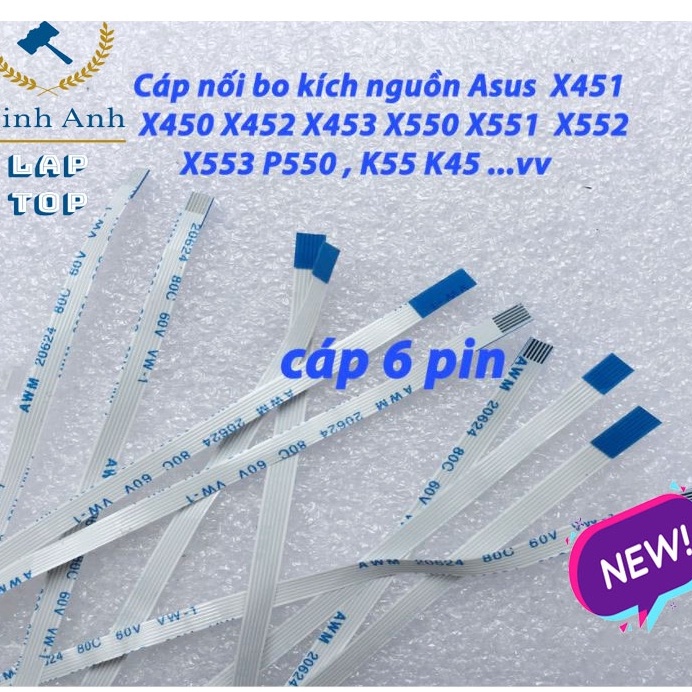 Cáp nối vỉ Bo mạch kích nguồn Laptop Asus x550 X552 X551 X450 X451 x452