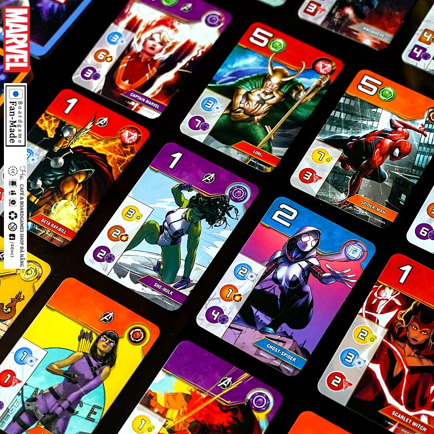 Trò chơi tìm ngọc Splendor phiên bản Marvel