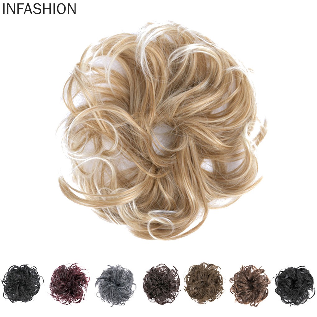 Tóc Giả Kiểu Cột Đuôi Ngựa Xoăn Gợn Sóng