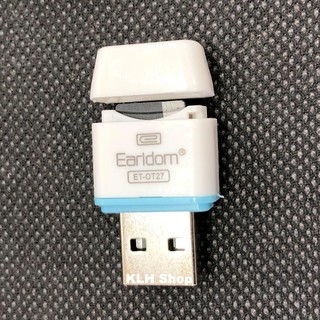 Mua Đầu Đọc Thẻ Nhớ Siêu Nhỏ  áo đầu lọc thẻ micro sd USB có nắp đậy chống gãy thẻ Earldom OT-27 KLH Shop