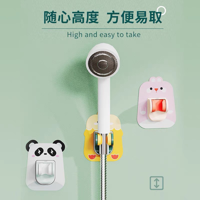 Siêu Phẩm MớiGiá Treo Vòi Hoa Sen K6, Đế Kẹp Vòi Sen Vòi Xịt Toilet Dán Tường Bằng Nhựa Họa Tiết Hoạt Hình 88319