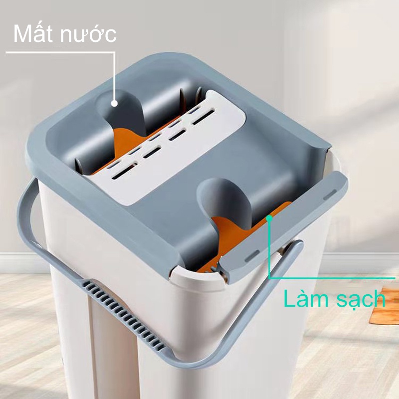 [HCM] Bộ Lau Nhà Tự Áp Thông Minh, dễ dàng lau sạch mọi vết bẩn, dễ dàng di chuyển mọi nơi-【GM-PBTB22】
