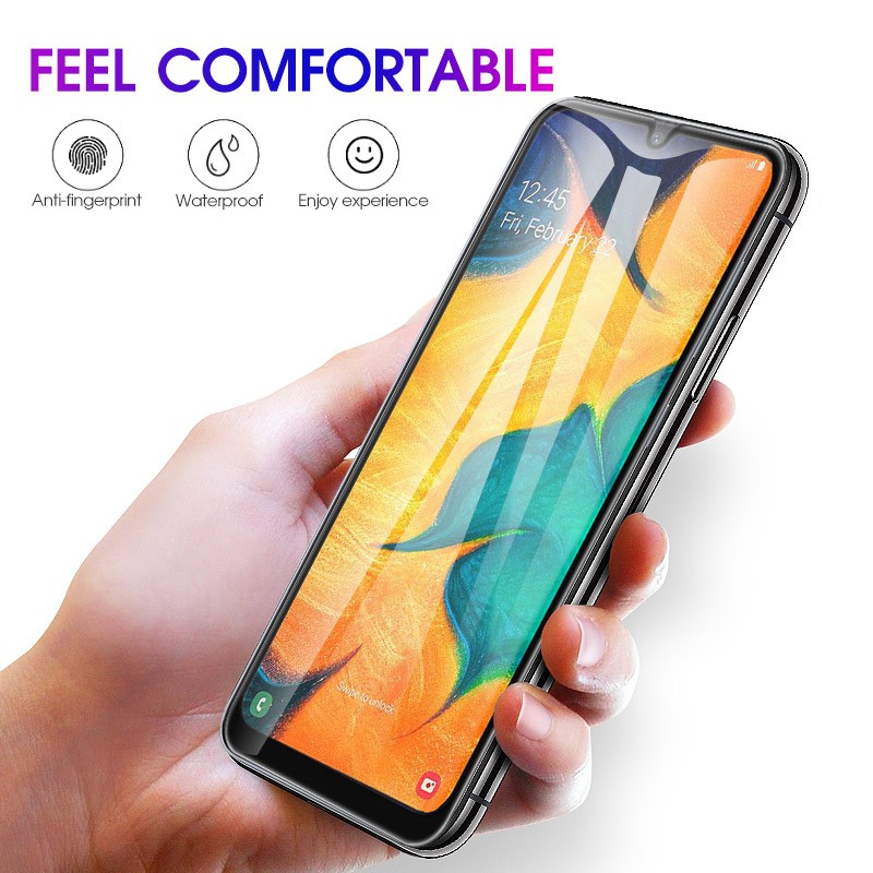 Kính cường lực 9D bảo vệ toàn màn hình cho Samsung Galaxy A7 A9 A8 2018 M20 M10 A10