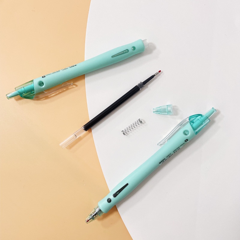 Bút Bi Mực Đen Ngòi 0.5mm Có Thể Thu Gọn