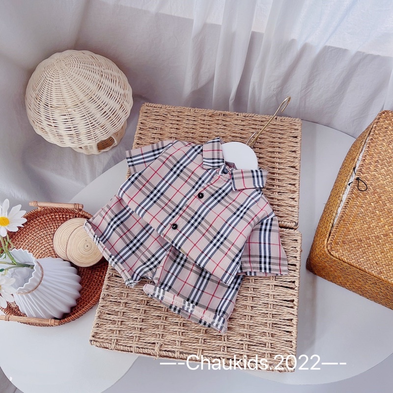 Bộ Bu Bờ sơ mi cho bé mã 49062