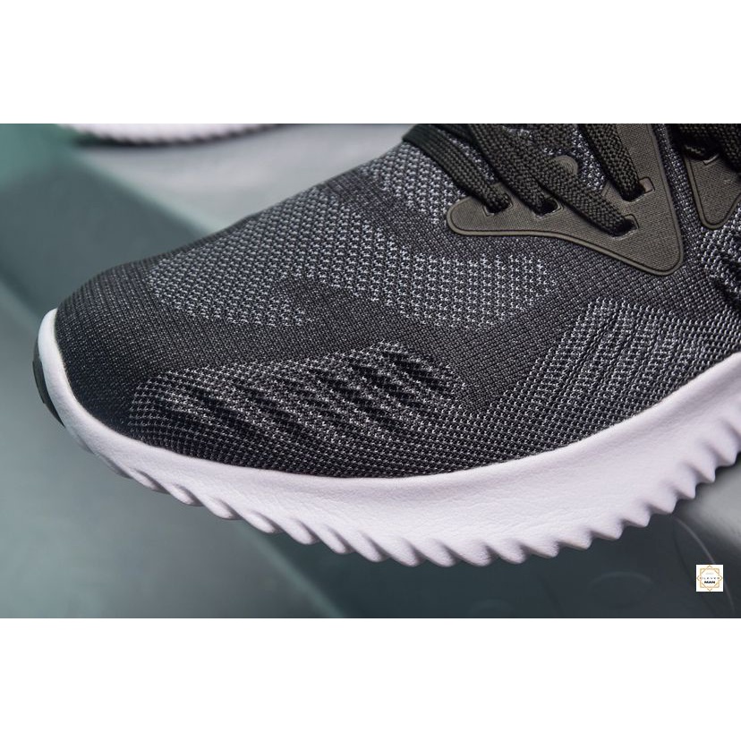 Giày Thể Thao Sneaker Nam Nữ Alphabounce Beyond 2018 Black White đen đế Trắng Cực Êm Thoáng Khí  Clever Man Store