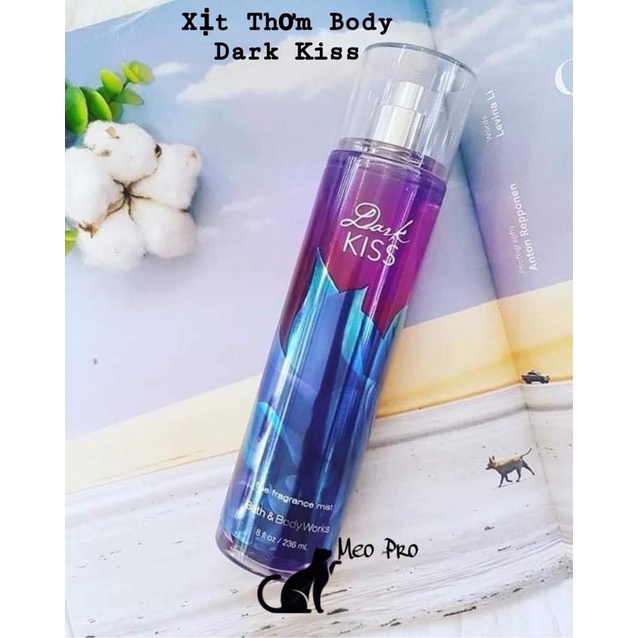 Xịt thơm  body Dark Kiss ( auth) 236ml