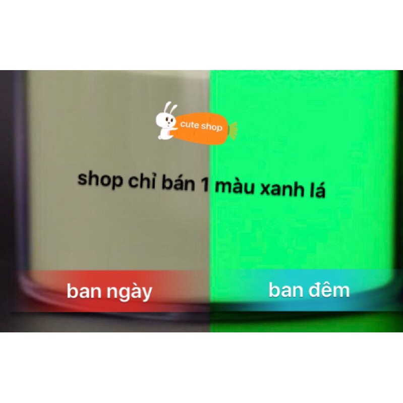 bột dạ quang( xem kĩ cách sử dụng)