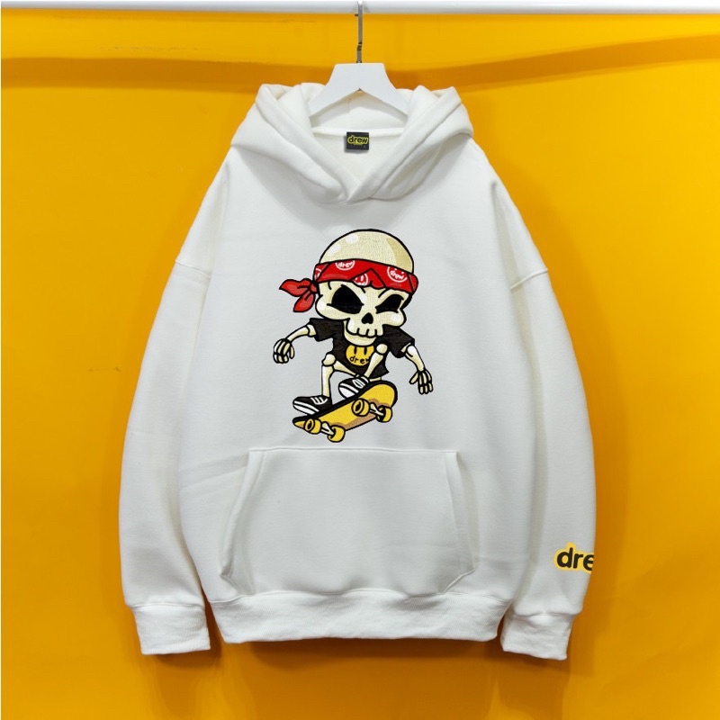 Áo nỉ HOODIE drew xương trượt ván Hogoto shop , áo hoodie drew nỉ bông unisex | BigBuy360 - bigbuy360.vn