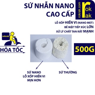 Sứ lọc Sứ nhẫn trắng 500g nuôi vi sinh hồ cá độ bền cao