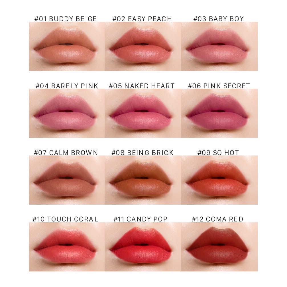 Son thỏi lì Cathy Doll Nude Matte Lipstick 3.5g