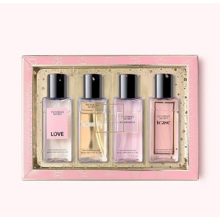 Set 4 chai Nước Hoa Victoria's Secret Fragrance Mist (75MLX4) | BigBuy360 - bigbuy360.vn