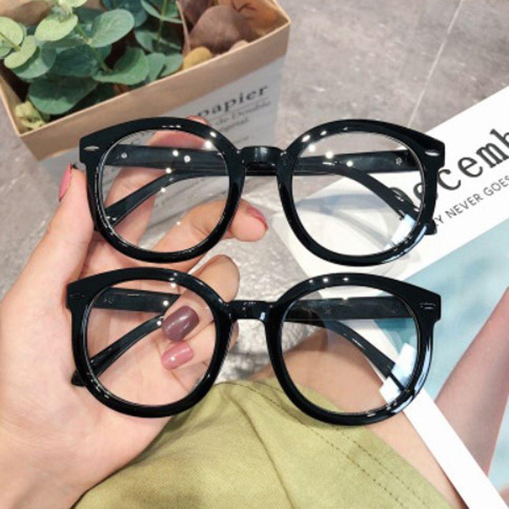 Kính VANES1 Gọng Tròn Chống Ánh Sáng Xanh Thời Trang Vintage Hàn Quốc